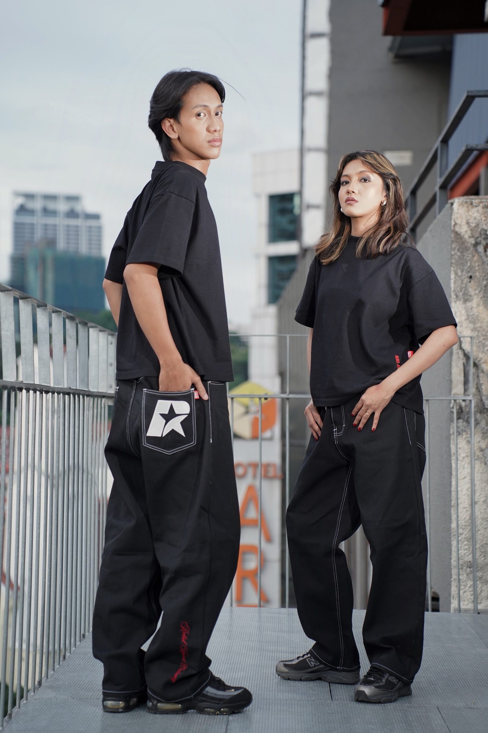 RBL | BAGGY PANTS MIDNIGHT BLEED