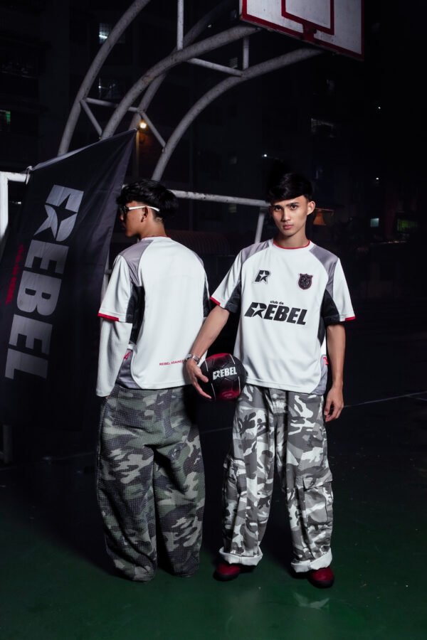 MONOCHROME WHITE JERSEY — AWAY