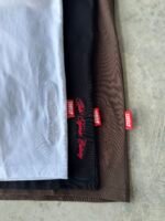 DAILY BOXY TEE - COFFEE , BLACK & WHITE